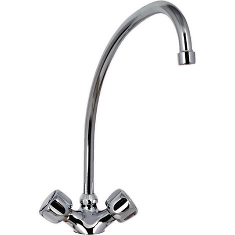 Robinet mélangeur monotrou 1/4 de tour modèle standard - Col haut 18 (Ø) mm - 2 longueurs