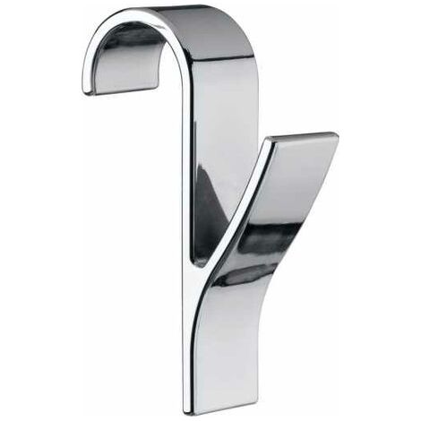 WENKO 4er Set Rund Heizkörper Haken Chrom Bad Handtuch Halter Bad WC Küchen (1/5)