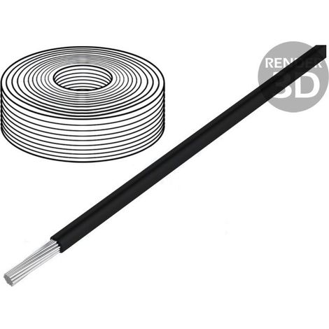 Silikonkabel 2,5mm 500v Schwarz