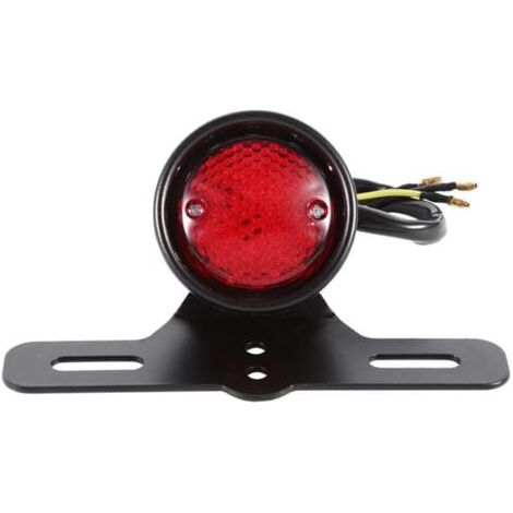 pour feux arriere moto led pour feux arriere moto led Lampe de feu stop de frein arrière rouge rétro à LED de moto pour Honda/Yamaha feux stop moto feux arriere moto led feux bobber feux stop (1/4)