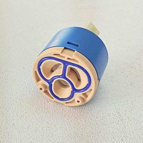 Cartuccia di ricambio da 40mm per miscelatore monocomando acqua calda e fredda (1/5)