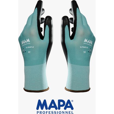 Guanti Mapa Ultrane air & Durable verde/ nero