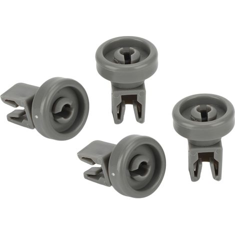 Beyamis Lot de 4 roulettes de rechange pour panier inférieur de lave-vaisselle AEG Favorit, Privileg et Zanussi. (1/5)