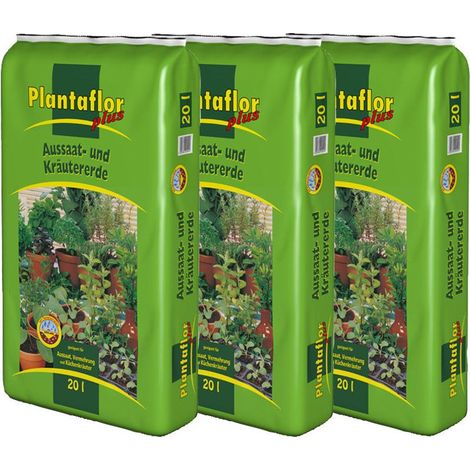 Plantaflor Plus Anzuchterde, Kräutererde, Aussaaterde, Anzucht Aussaat (1/3)