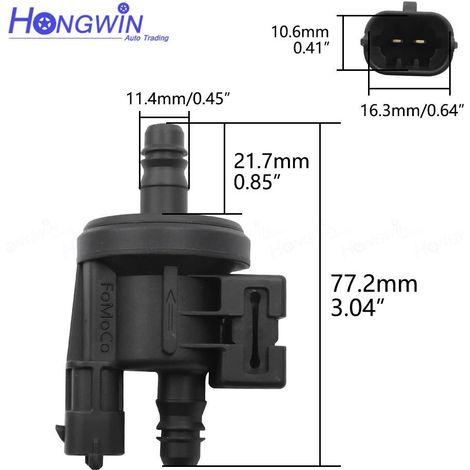 Électrovanne 0280142517 compatible avec le nouveau système de purification des vapeurs de carburant Ford