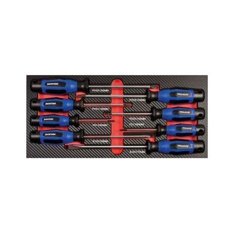 Projahn Schraubendreher Einlage gemischt 8-tlg., PH + PZ + SL (1/5)