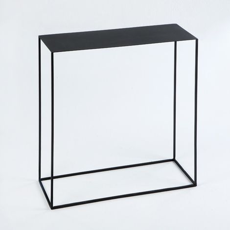 Console métal noir 75cm (1/3)