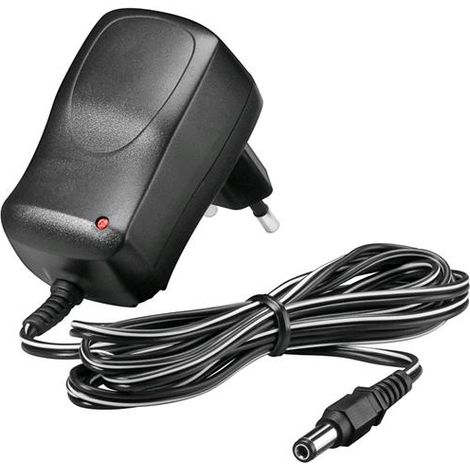 Techly Np Alimentatore AC/DC 12V 600mA Plug 5.5 x 2.1mm Nero (1/3)