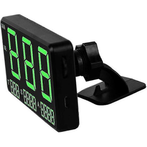 Compatible avec les compteurs de vitesse GPS noirs pour voitures (affichage numérique C80, compteur de vitesse et altimètre), les affichages tête haute pour motos et les écrans HUD pour voitures. (1/5)