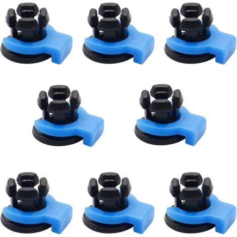 8 Sets blauer und schwarzer Klemmen für 3D-Drucker