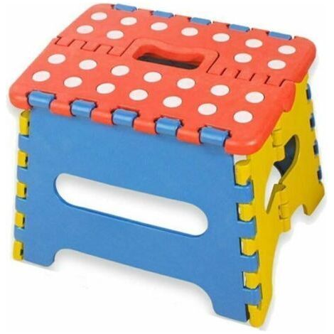 Marchepied pliable et portable, idéal pour enfants et adultes, antidérapant, convenant à la cuisine, à la salle de bain et au jardin. (1/2)