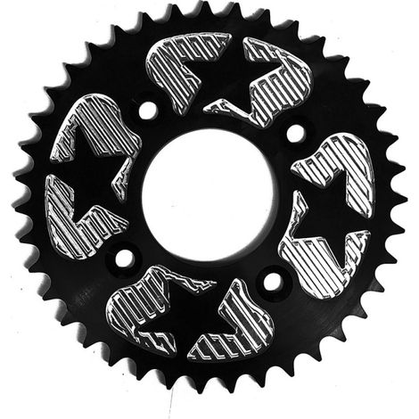 Plato cadena aluminio 39 dientes 160mm Pit Bike (1/5)