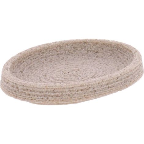 Portasapone in poliresina effetto sabbia - naturale - Tendance