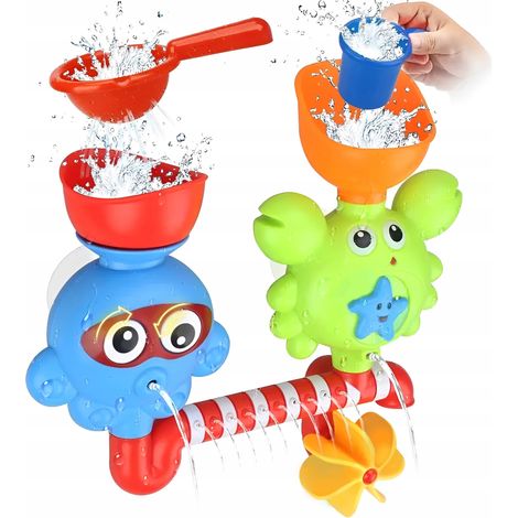 Cubo colador de juguete educativo Fountain Mill PARA agua de baño PARA bañera (1/5)