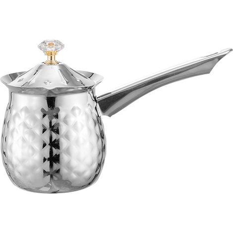 1 Cafetière, Acier inoxydable, Bec verseur Eagle, Anti-dérapant, 600 ml, Pour café turc, chocolat (1/5)