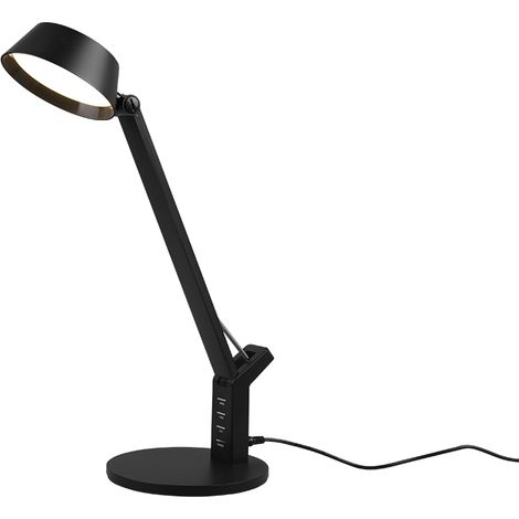 Lampe de bureau AVA noire LED 5W USB 2700-6400K Trio (1/5)