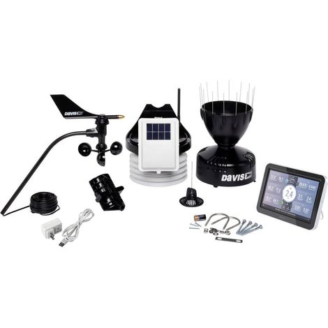 Station météo radiopilotée 6252EU – Alimentation USB-C, capteurs max. 80, écran tactile, portée 300m – Vantage Pro2 – Davis Instruments