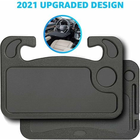 Accessoires équipement intérieur Plateau de volant de voiture Table de volant portable Volants double face Bureau pour manger, lire, travailler, ordinateur portable (1/5)