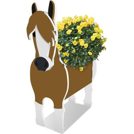Pot de fleurs en forme d'animal mignon, ornement de fleur succulente de dessin animé pour la maison, le jardin ou le bureau (1/5)
