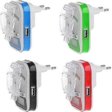 Chargeur de batterie universel USB avec écran LCD, prise UE/US et poids léger (1/5)