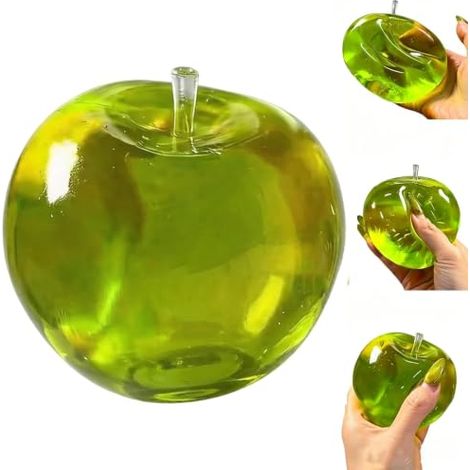 Kreativer, handgefertigter, weicher Stressball in Apfelform (1/5)