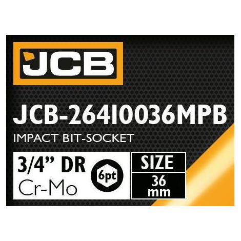 Adaptador de impacto 36mm 3/4" (hexagonal)