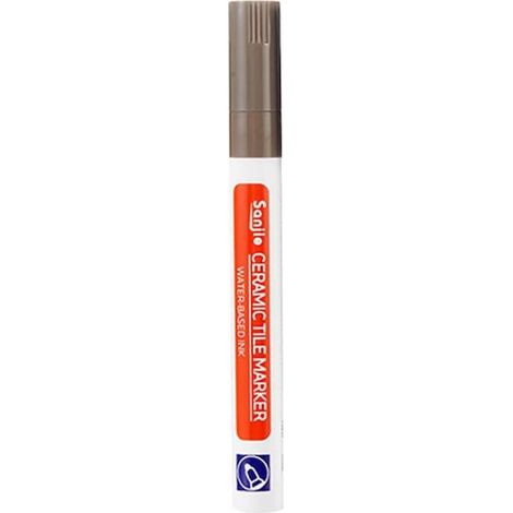 Stylo Pour Joint Carrelage - Encre Étanche Anti-Moisissure - Pointe Fine 0.5-1 mm - Blanc Gris Noir - 1 Pièce (1/5)