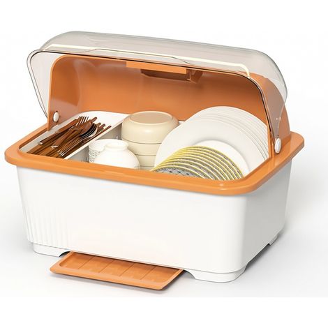 Escurridor de vajilla naranja llama caja para palillos XL x 2 (1/5)