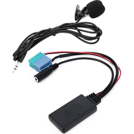 Adaptateur Musical Audio 5.0 Voiture, Câble Microphone pour Grande Punto, 159 Radio, Transmission DSD, Connexion Stable, Support MP3 Playage avec AUX, Sound Clair, 5.0, Matériau (1/5)