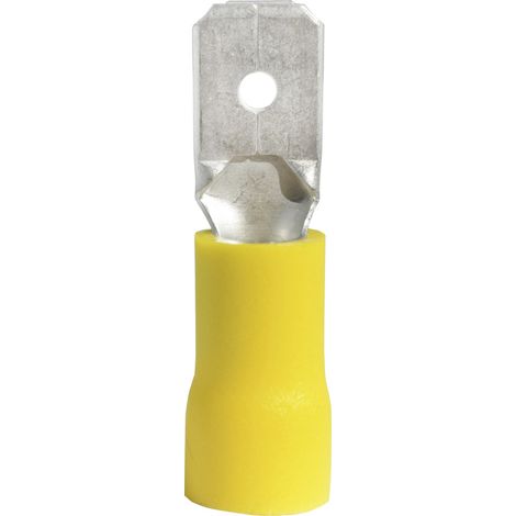 Vogt Verbindungstechnik 3912S Flachstecker Steckbreite: 6.3 mm Steckdicke: 0.8 mm 180 ° Teilisolier