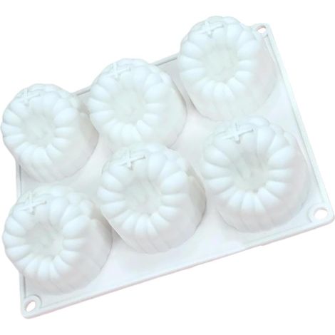Silikon-Himbeerform, Himbeerform mit sechs Mulden Silikon-Kuchenformen für Schokolade, Bonbons, Gelees, Gebäck, Eiscreme, Backwaren, Geburtstage (1/5)