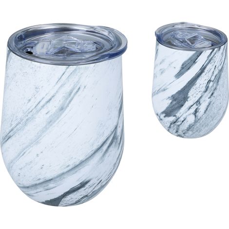 Tazza termica Matero da 500 ml in acciaio inox con isolamento termico per caffè e tè. (1/5)