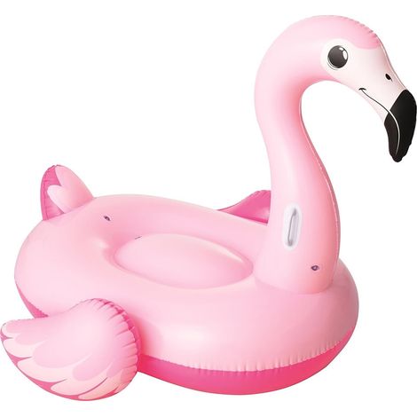 Fenicottero Gonfiabile 191x178cm Cavalcabile Con Maniglie Estate Piscina Mare 016103