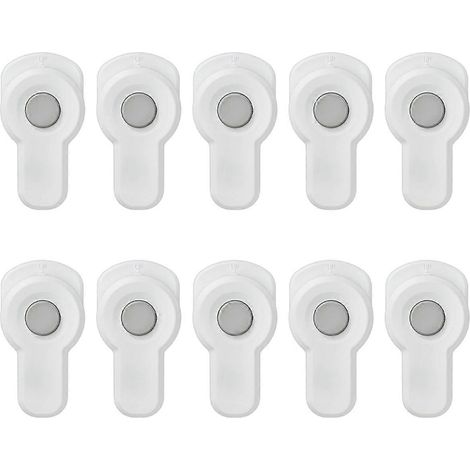 Lot de 10 verrous de sécurité pour porte de four et micro-ondes, loquet anti-ouverture. (1/5)