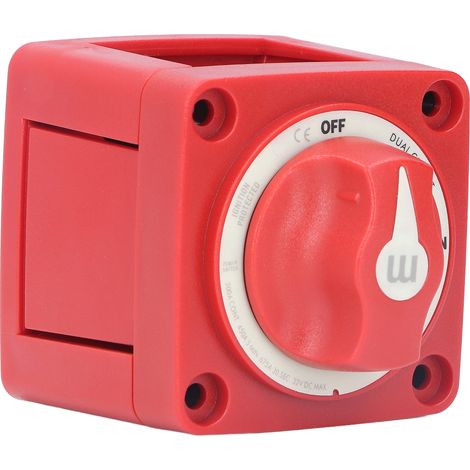 Bouton-poussoir de batterie 300 A, double canal, protection contre l'allumage à 4 fils, portable, étanche IP66, pour yachts et camping-cars (1/5)