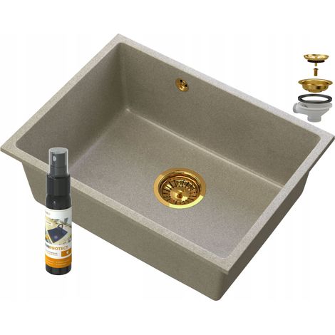 MANADO BROWN UNDERMOUNT GOLD SINK60 (1/5)