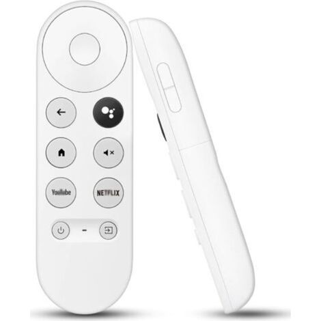 G9N9N Télécommande Vocale Bluetooth - Remplacement pour Google Chromecast TV 4K Snow/Google TV, Compatible avec Chromecast 4K HDR Streamer, Boutons Netflix & Youtube Intégrés (1/5)