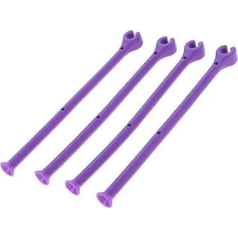 KINZON Verre Support pour Lave-Vaisselle Lot de 4 Pourpre Silicone Verre vin Support au Lave-Vaisselle Nettoyer sans Danger Verres sans Polissage (1/5)