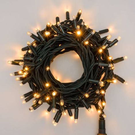 Guirlande lumineuse 120 MaxiLED 10M blanc chaud raccordable 230V professionnelle extérieur IP67 Lotti (1/5)