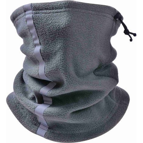 Guêtre de cou en polaire réglable, cache-visage de sécurité réfléchissant, écharpe de sport de plein air chaude d'hiver pour hommes et femmes, ski, cyclisme, course à pied (1/5)