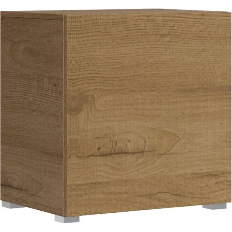 Mobile Base Soggiorno 60x60x39,6 cm con piedini sx-dx Quercia Naturale