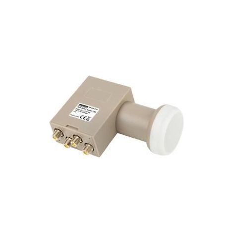Quadri-tête satellite - KÖNIG - LNB Quattro - 0,2 dB - Idéale pour installations multiples