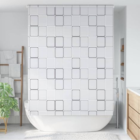 Persiana enrollable de ducha cuadrados 160x240 cm (1/5)