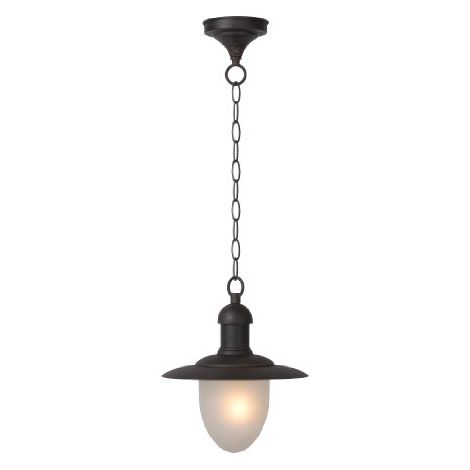 Lucide 11872/01/97 - Lanterna IP44 E27, Colore: Ruggine (1/4)