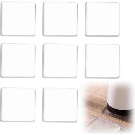 Lntyq Lot de 8 silencieux de machine à laver, pieds universels en caoutchouc anti-vibration, en silicone, antidérapant, amortisseurs pour machine à laver, sèche-linge, haut-parleurs