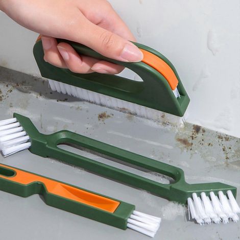 Lot de 4 brosses de nettoyage pour rainures et coins difficiles d'accès - Fournitures de cuisine - Cadeau (1/4)