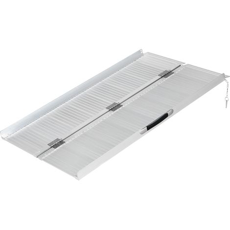 Rampe de chargement pliable antidérapante, capacité de chargement 270 kg, fauteuil roulant (1/5)