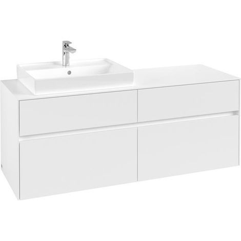 VB WTUS Collaro C08500 1400x548x500mm 4 pièces WT li Blanc Mat