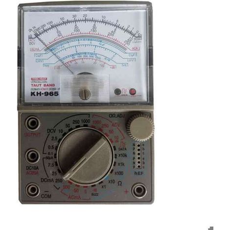 Multimètre/voltmètre analogique KH-965 à aiguille pour courant alternatif et continu (1/5)