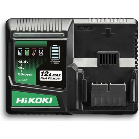 HiKoKi Schnellladegerät UC36YSL2W0Z für 14,4V - 36V Akkupacks USB Anschluss (1/3)